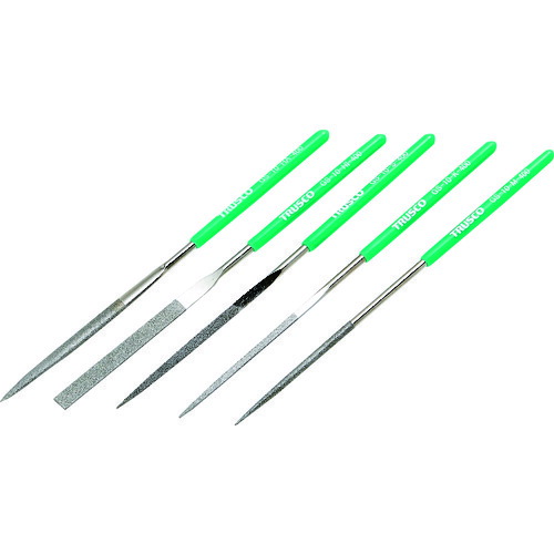 TRUSCO ダイヤモンドヤスリ 詳しい用 10本組 仕かける GS-10-SET-400 研磨工具-ヤスリ-花・ガーデン・DIY