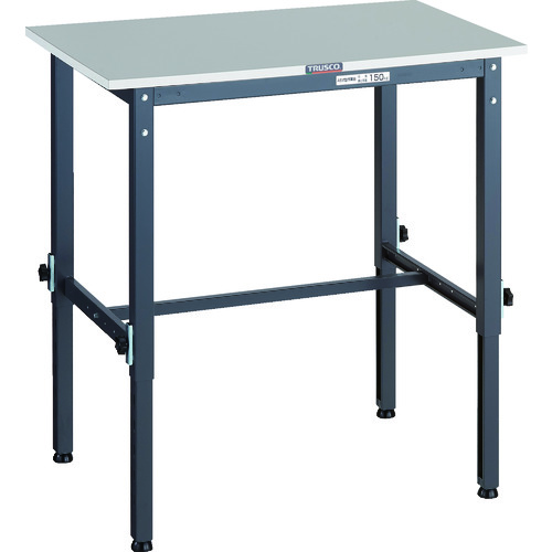 【送料別途】【直送品】TRUSCO RAEM2型高さ調節作業台 RoHS2対応天板 900X750 ダークグレー色 RAEM2-0975 DG