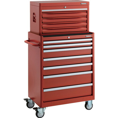【貨物輸送別途】【直送品】TRUSCO 巻き収納家具 抽き出し7段 50X2 100X3 150X2 TRC-C4X1台付 TRC-232C4R