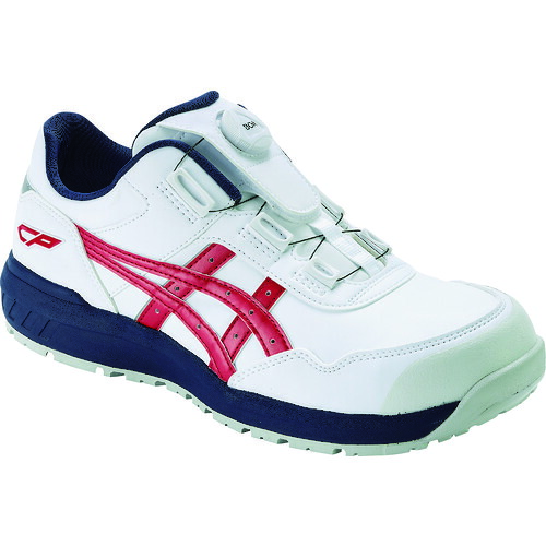 ASICS アシックス ウィンジョブCP306 BOAホワイト/クラシックレッド 27.5cm 1273A029.100-27.5