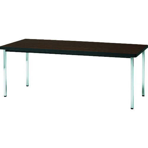 【送料別途】【直送品】TRUSCO 会議用テ-ブル 1800X900XH700 角脚 下棚無し ローズ TDS1890-RO