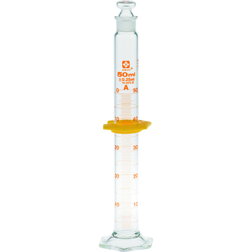 SIBATA 有栓メスシリンダー スーパーグレード 50mL 023550-50