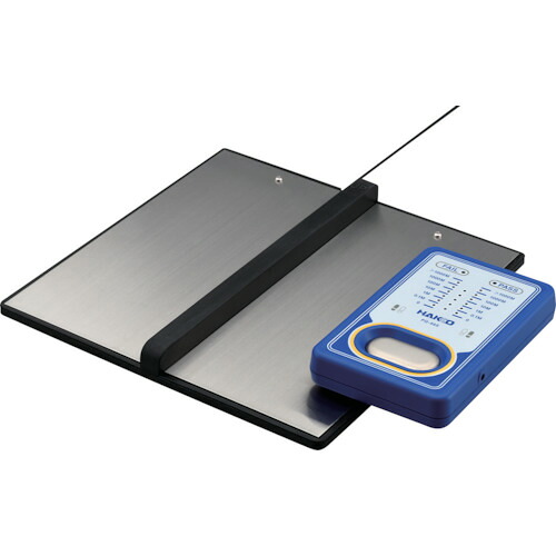 白光 帯電押しとどめる靴用テスター FG-465 100V 平型繋ぎ FG465-81
