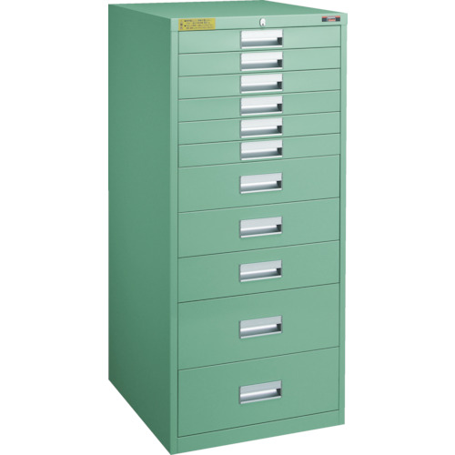 【送料別途】【直送品】TRUSCO LVE型キャビネット 500×550×H1100 引出11段 LVE-1106
