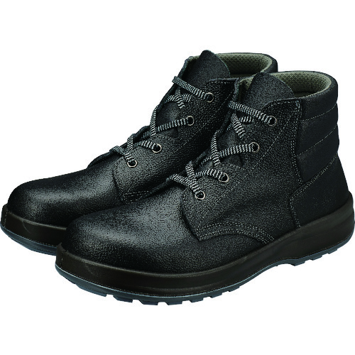 シモン 安全性のある靴 編上靴 SS22黒 23.5糎 SS22-23.5