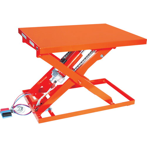 【送料別途】【直送品】TRUSCO テーブルリフト 250kg 電動Bねじ式 DC24Vバッテリー専用 800×900 HDL-L2589V-D2