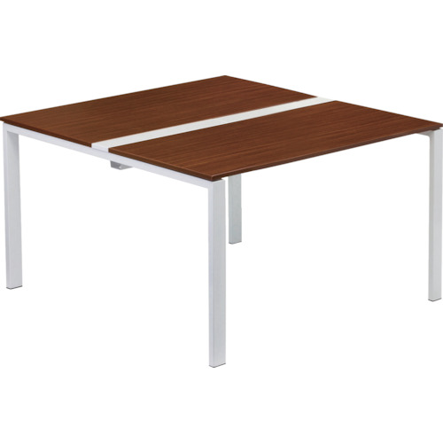 【貨物輸送別途】【直送品】TRUSCO 無償性居住地用学習机 1200X1300X720 うす暗い木材X白いこと TFAD1213DW-W