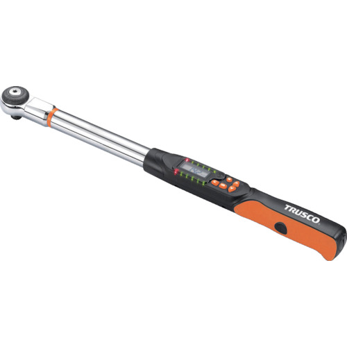 TRUSCO ヘッド交換式ラチェットデジタルトルクレンチ 差込角12.7mm 40~200Nm HDT4-200C