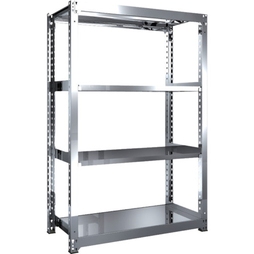 【貨物輸送別途】【直送品】TRUSCO ステンレス鋼棚 SM3型 1200X571XH1800 4段 単体 SM3-6464