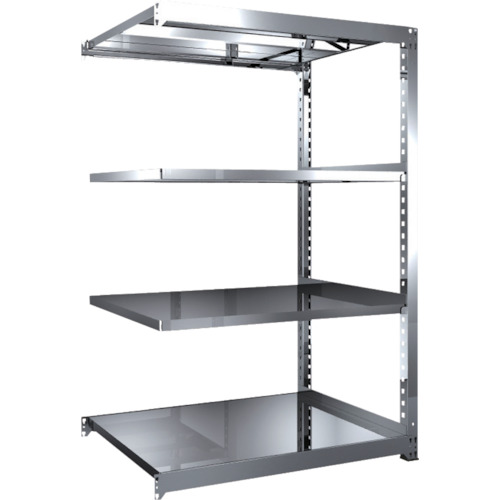 【貨物輸送別途】【直送品】TRUSCO ステンレス鋼棚 SM3型 1200X921XH1800 4段 繋ぎ合わせる SM3-6494B
