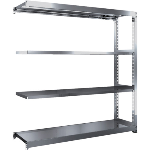 【貨物輸送別途】【直送品】TRUSCO ステンレス鋼棚 SM3型 1800X471XH1800 4段 繋ぎ合わせる SM3-6654B