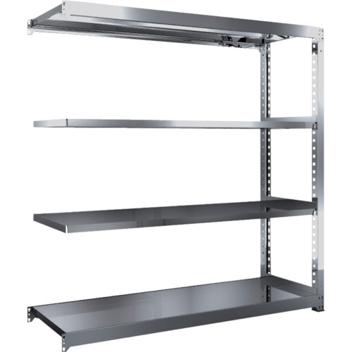 【貨物輸送別途】【直送品】TRUSCO ステンレス鋼棚 SM3型 1800X571XH1800 4段 繋ぎ合わせる SM3-6664B