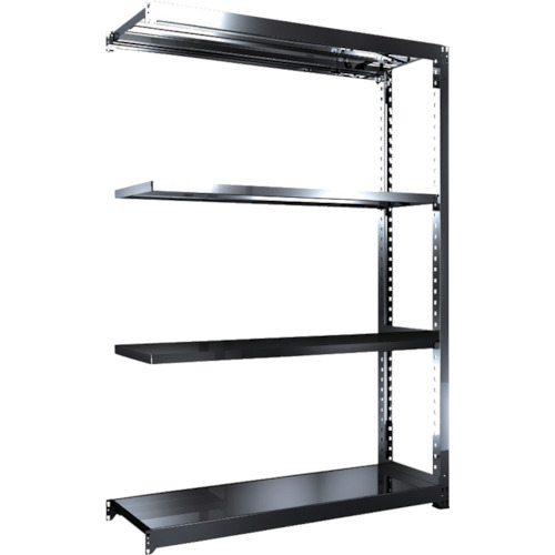 【貨物輸送別途】【直送品】TRUSCO ステンレス鋼棚 SM3型 1500X471XH2100 4段 繋ぎ合わせる SM3-7554B
