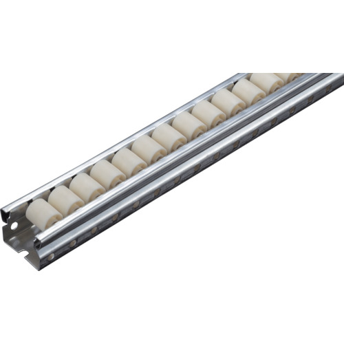 【送料別途】【直送品】TRUSCO 流動棚用ホイールコンベヤ 樹脂製Φ18 P25XL3000 V-1820UP-25-3000｜工具屋「まいど！」