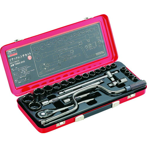 TRUSCO ソケット鍵仕掛ける 差込角12.7粍 24S TSW4-24S