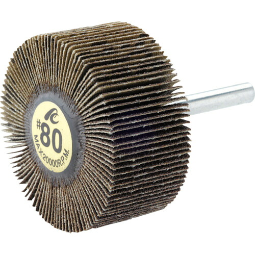 AC フラップホイル 軸径6mm #240 外径60×幅15×軸長40 5個 AF6015-240