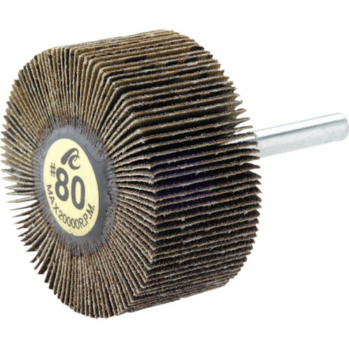 AC フラップホイル 軸径6mm #80 外径60×幅25×軸長40 5個 AF6025-80