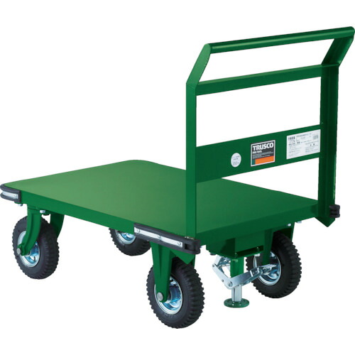 【送料別途】【直送品】TRUSCO 鋼鉄製運搬車 900X600 Φ223空気入タイヤ 鋳物金具 ストッパー付 OHN-2ARS｜工具屋「まいど！」