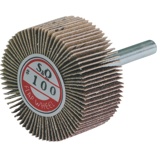 MURAKO 軸付フラップ金具無し 外径40 幅20 軸径6mm 40# 10個 KN4020:40