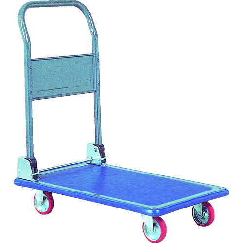 【送料別途】【直送品】アイケー プレス製運搬車 折り畳みハンドルタイプ 均等荷重150kg 101