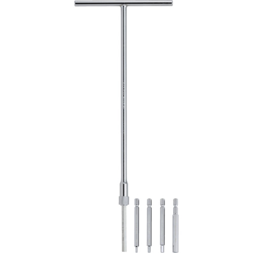 ミトロイ T型ホローレンチ ビット5本仕かける (300H-100L) THC-100S 花・ガーデン・DIY-締付工具-レンチ・スパナ