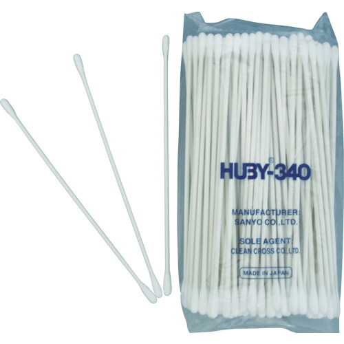HUBY HUBY 6インチ 工業用綿棒(先端砲弾型)CA-007MB (2000本入) CA-007MB|工具屋「まいど!」
