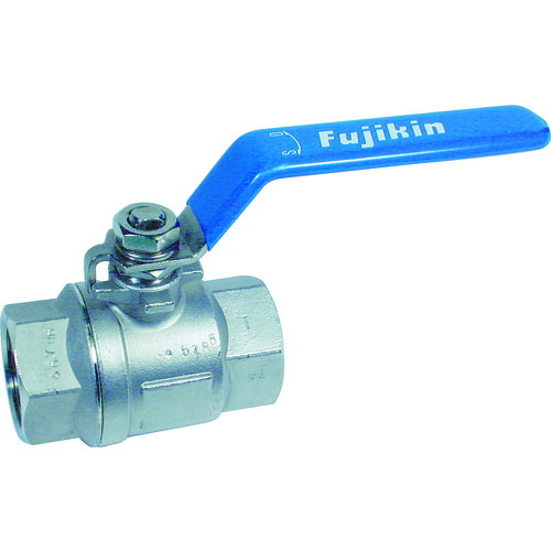 フジキン ねじ込みボール ステンレス鋼製 3.92MPa フルボアタイプボール弁 15A(1/2) UBVNF-14D-R