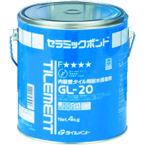 TILEMENT 瓦用くっ付ける剤 GL-20 4kg 30100040