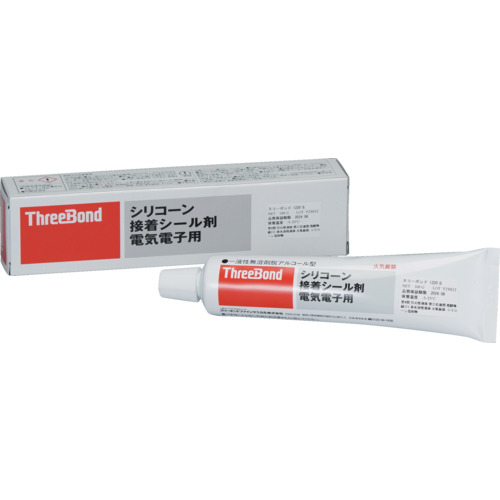 スリーボンド 電気・電子用シリコーン接着シール剤 100g 乳白色 TB1220G