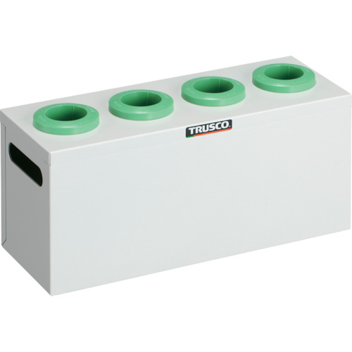TRUSCO ツーリングケース NT・BT兼用 40用ホルダー4個 ホワイト 間口390×奥行145×高さ188mm WNT40-4W