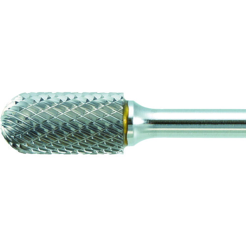 TRUSCO 超硬赤ちょうちん 先丸円柱型 Φ12.7X刃長25X軸6 ロング ダブル 肺結核2C127L150