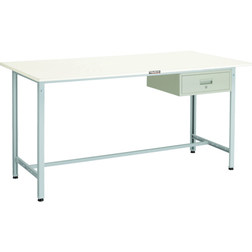 【貨物輸送別途】【直送品】TRUSCO HSAE型立御役目台 1800X750XH900 1段引出付 白いこと色 HSAE-1800F1 W