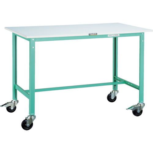 【貨物輸送別途】【直送品】TRUSCO RAE型御役目台 900X600 Φ100キャスター付 Y RAE-0960C100 YG
