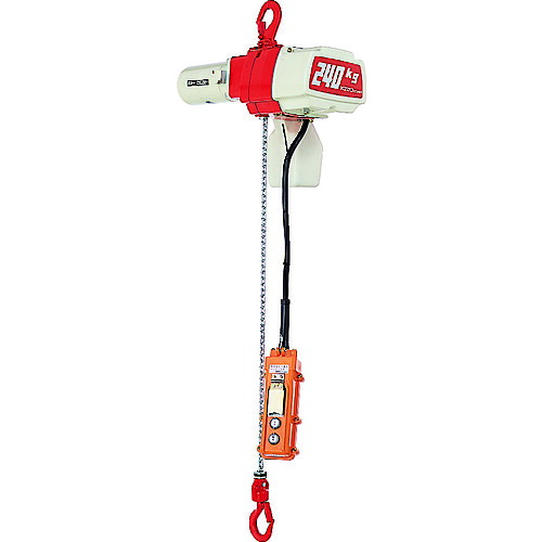 【送料別途】【直送品】キトー 電気チェーンブロック キトーセレクト 2速選択形 240kg×3m ED24SD