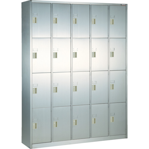 【貨物輸送別途】【直送品】TRUSCO SUS304扉付長靴ロッカー中棚付3列4段 TSNG-12-34T DIY・工具-花・ガーデン・DIY