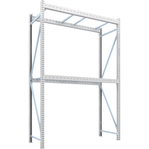 【送料別途】【直送品】TRUSCO パレットラック2トン用2300X900XH3500 2段 単体 2D-35L23-09-2｜工具屋「まいど！」