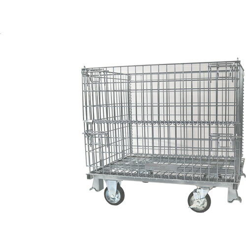 【送料別途】【直送品】サンキン メッシュパレット 150mmキャスター付 1000×800×950 SCS-3S
