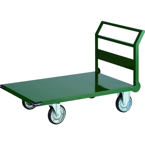 【送料別途】【直送品】TRUSCO 鋼鉄製運搬車 導電性 1400X750 GN SH-1LNE-GN