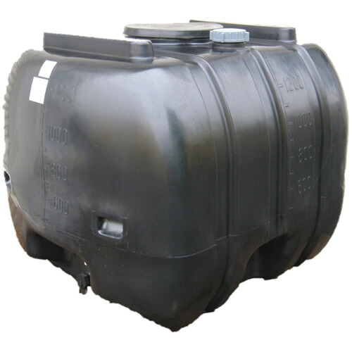 【貨物輸送別途】【直送品】ダイライト YB型 黒いこと ローリー貯蔵タンク 1300L YB1300