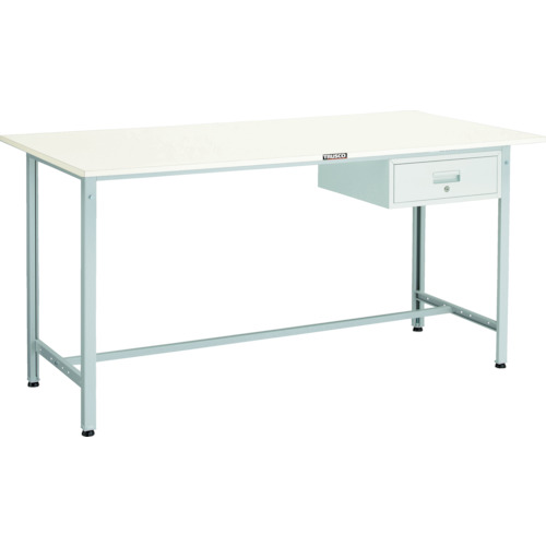 【貨物輸送別途】【直送品】TRUSCO HRAE型立御役目台 1800X900XH900 1段引出付 白いこと色 HRAE-1809F1 W