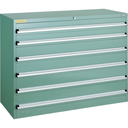 【送料別途】【直送品】TRUSCO VE13S型キャビネット 1300X550XH1000 引出6段 VE13S-1007|工具屋「まいど!」