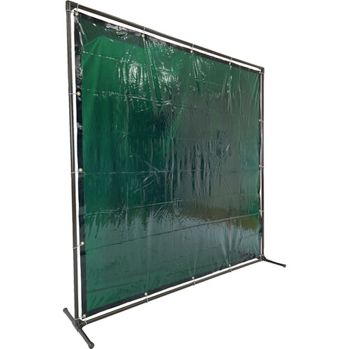 【送料別途】【直送品】TRUSCO 溶接遮光フェンス 2020型単体固定足 緑 YFAK-GN｜工具屋「まいど！」