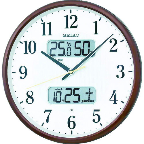SEIKO 電磁波掛け時計 P枠 KX383B
