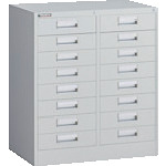 【貨物輸送別途】【直送品】TRUSCO VR型収納家具 767X500XH880 2列8段 緑であること色 VR-L88