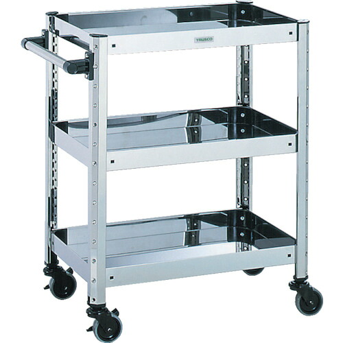 【貨物輸送別途】【直送品】TRUSCO SUS304ステンレス鋼手押し車 W620XD420XH800 SUS3-511A