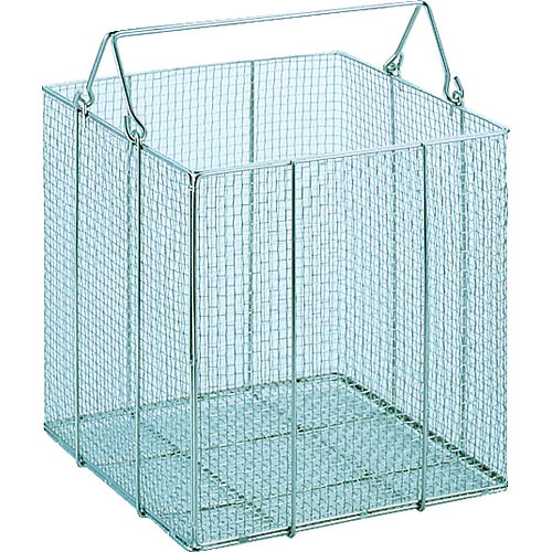 サンワ ステンレス鋼角型洗い濯ぎカゴ特大 SK-40