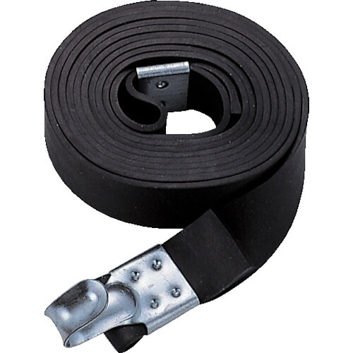 TRUSCO ゴムロープ金具付 幅20mmX長さ3.5m 1Pk(袋)\u003d10本入 GR-2035K