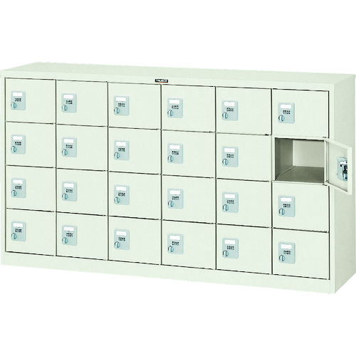 【貨物輸送別途】【直送品】TRUSCO シューズ容れもの 24人用 1552X380XH880 手ぶら手懸かり SC-24K オフィス収納-業務用下駄箱・シューズロッカー