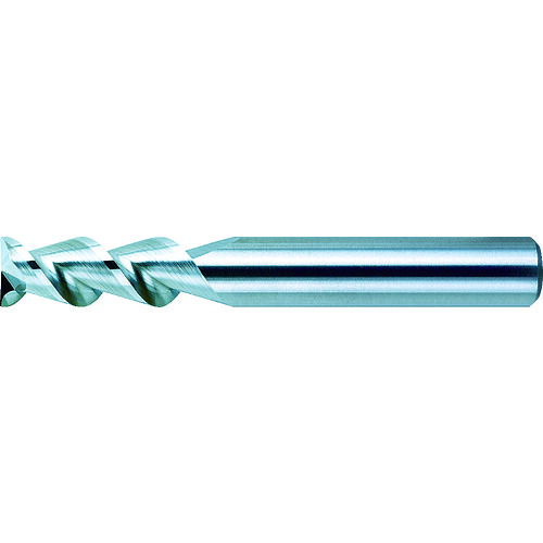 三菱 2枚刃アルミ加工用 超硬スクエアエンドミルミディアム刃長(M)3mm C2MHAD0300｜工具屋「まいど！」