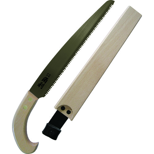 KAKURI 剪定鋸 木サヤ付剪定鋸 上製白柄白サヤ 270mm 41309